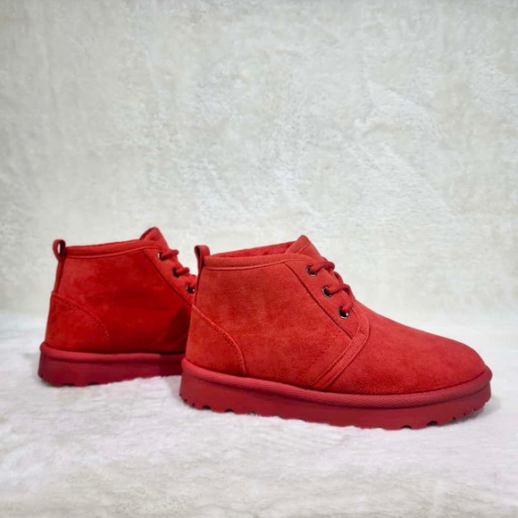 Kayleen By Los Angeles Red Winter Sneaker Bootie - Picture 5 of 11